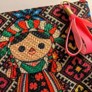 Mexican Doll Cosmetic Bag